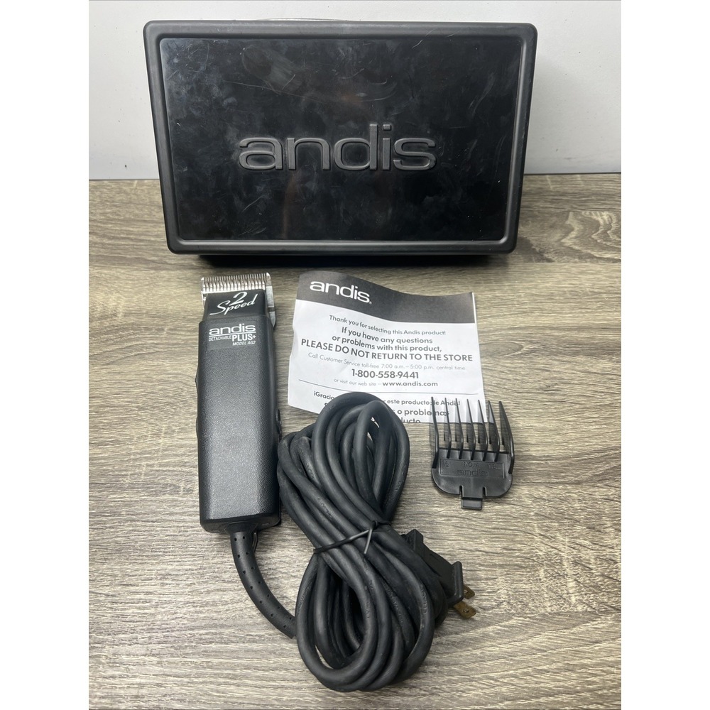 Andis Pro Grade ProClip AG2 2-Speed Plus Detachable Blade Pet Dog Clippers Works